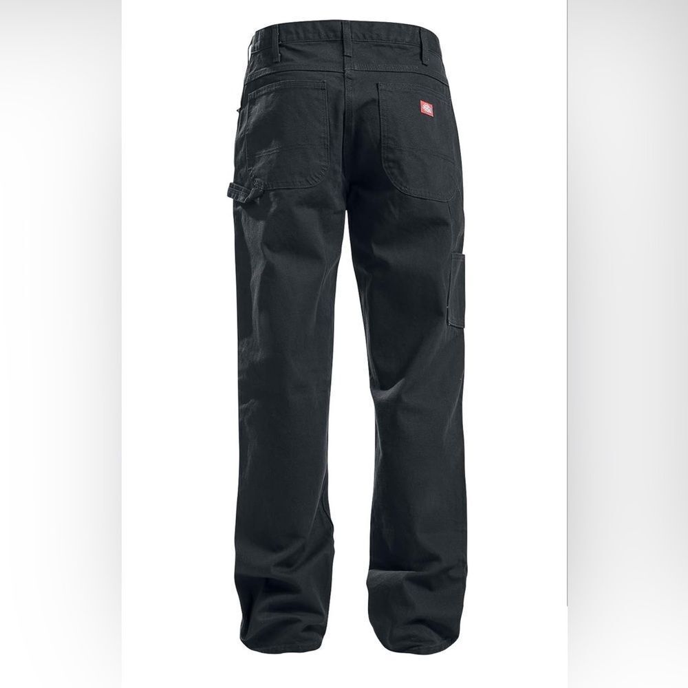 Dickies Men's Relaxed Fit Straight-Leg Carpenter Jean Black NEW with tag - Picture 2 of 7